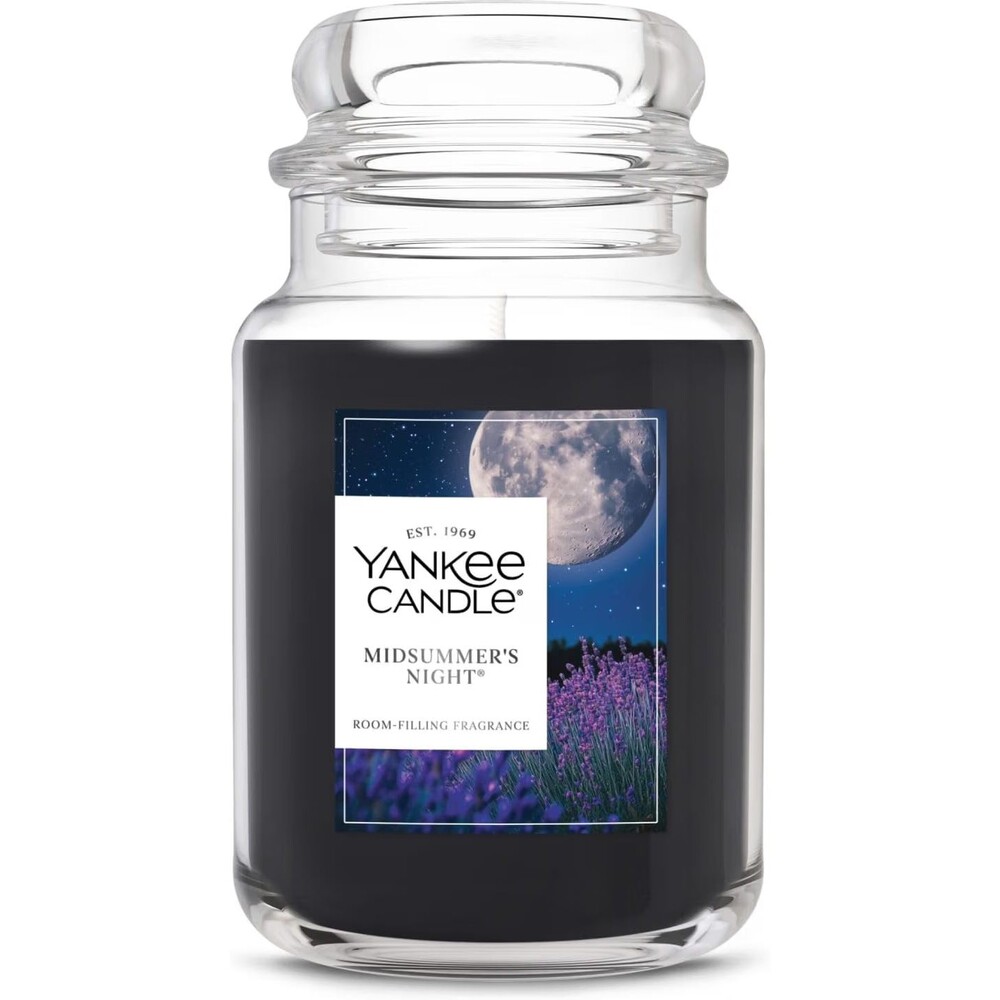 Yankee Candle Mid Summer’s Night Large Jar Scented Candle 22oz Long‑Lasting 150+